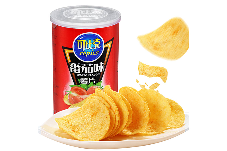 COPICO POTATO CHIPS TOMATO FLAVOR CAN 40G